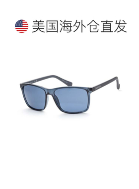 自营Calvin Klein Men's 58mm Crystal Sunglasses - crystal 美