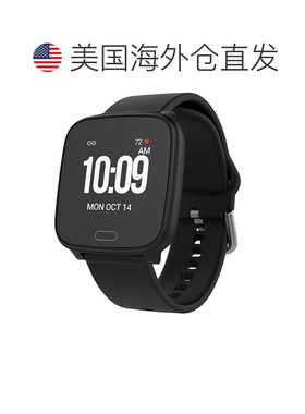 自营Timex Men's Iconnect Black Square 37mm - black 美国奥莱