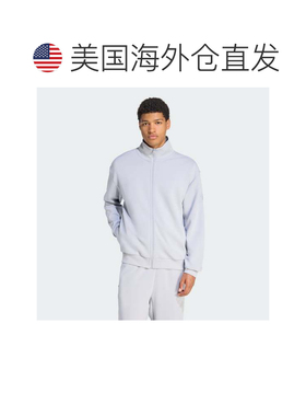 自营Men's adidas SOFT LUX TRACK TOP - halo silver 美国奥莱直