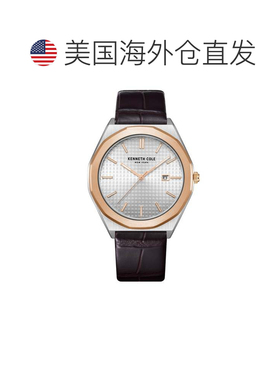 自营Kenneth Cole Men's Classic mm Quartz Watch - silver 美国