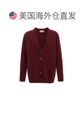 自营Maison Margiela Men's Wool Cardigan - bordeaux 美国奥莱