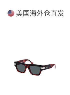 自营Versace Men's VE4464 52mm Sunglasses - black 美国奥莱直