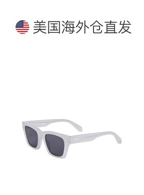 自营Off-White Sunglasses Square Full Rim, White Frame And Da