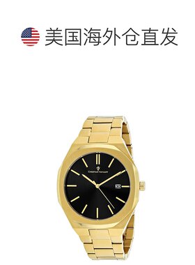 自营Christian Van Sant Men's Black dial Watch - black 美国奥