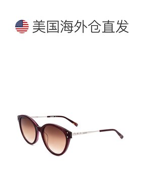 自营 missoni米索尼女式53毫米棕色太阳镜-红色 美国奥莱直发