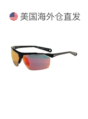自营Nike Men's 70 mm Black Sunglasses - black 美国奥莱直发