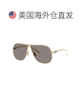 自营miu miuMUA56S ZVN80Q淡金色/深灰色-淡金色 美国奥莱直发