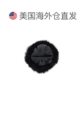 美国直邮自营stand studio人造皮革帽子，饰有镶边的皇冠和柔软