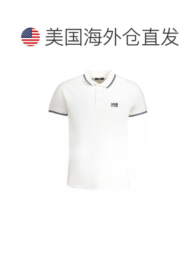 自营Cavalli Class Cotton Men Men's Polo - white 美国奥莱直发