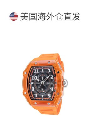 自营Invicta Men's Racing 48.5mm Orange Quartz Watch - orange