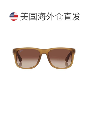 自营ray-banRay Ban JUSTIN Brown渐变方形男士太阳镜RB4165F 681
