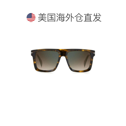 自营david beckhamDb 7134/S Bold Square Tortoiseshell Sunglas - 图1