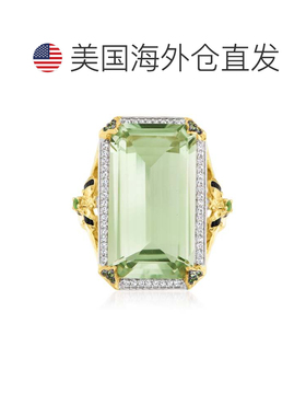 自营ross-simons 罗斯-西蒙斯普拉西奥莱特和 .白色托帕石大黄蜂