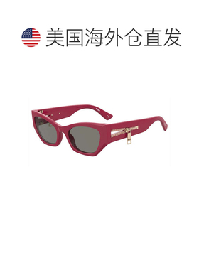 自营moschinoMOS159/S 0C9A红色/灰色-红色 美国奥莱直发太阳镜
