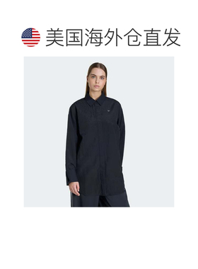 自营Women's adidas SHIRT DRESS - black 美国奥莱直发