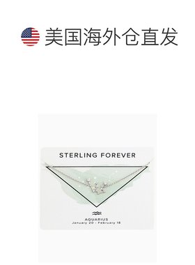 自营 sterling forever精致星座项链 - 银色-水瓶座 美国奥莱直发