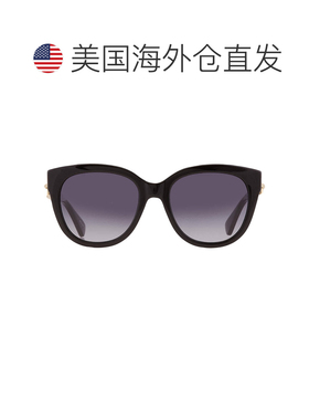 自营Moschino Grey Gradient Cat Eye Ladies Sunglasses MOS143/