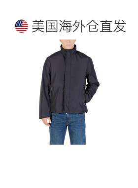 自营Armani Exchange Polyester Full-Length Men's Jacket - blu