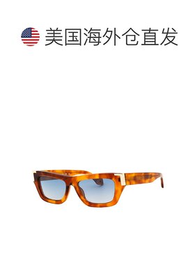 自营Palm Angels Sunglasses Cat Eye Full Rim, Black Frame And