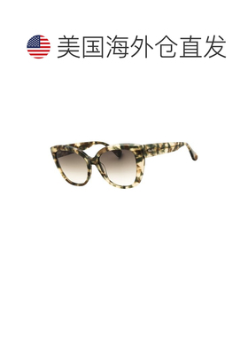 自营Max Mara女士MM0040 54mm太阳镜-棕色 美国奥莱直发