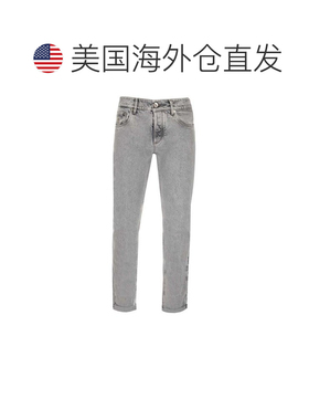 自营Brunello Cucinelli Cotton Slim Fit Men's Jeans - black