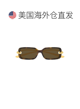 自营bottega venetaBv1439s矩形龟形太阳镜-绿色 美国奥莱直发