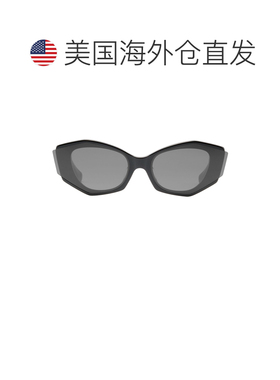 自营dita黑色Aloure光面超大几何太阳镜-灰色 美国奥莱直发