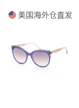 自营Carolina Herrera女士57mm蓝色粉红色太阳镜HER0175-S-BR0-57