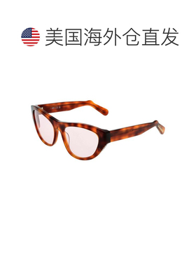 自营GCDS Plastic Women's Sunglasses - brown 美国奥莱直发