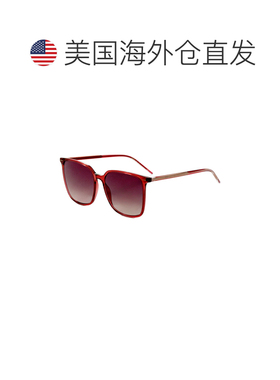 自营Hugo Boss Women's 57 mm Red Sunglasses - burgundy 美国奥