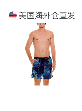 自营agua benditaIsaac Men's Swim Trunks - blue 美国奥莱直发