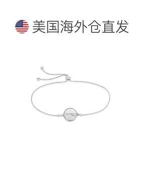 自营sterling forever纯银星座圆盘 Bolo 手链 - 金牛座（4 月 20