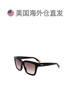 自营 Missoni女式55毫米黑色太阳镜-黑色 美国奥莱直发