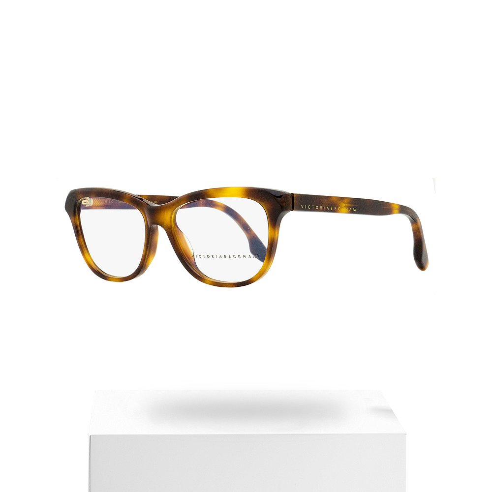 自营 Victoria Beckham 女士长方形眼镜 VB2607 215 玳瑁色 55 毫 - 图3