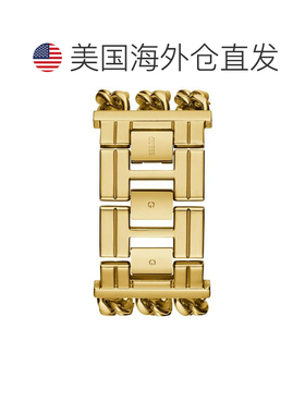 美国直邮GUESS|金色不锈钢链式手链手表 39x4【付后1h可退】