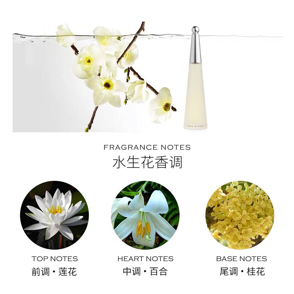 天猫国际美国直购美国直邮三宅一生女士淡香水喷雾100ML和润肤霜75ML2