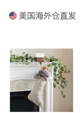 自营 safavieh姜饼袜-米色 美国奥莱直发