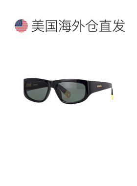 自营Jacquemus Sunglasses Square Full Rim, Shiny Black Frame
