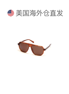 1h可退 【美国直邮】Guess Factory|塑料徽标飞行员眼镜太阳镜
