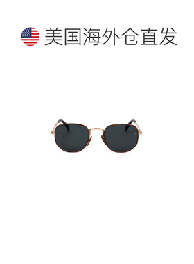 自营david beckhamDb 1040/S Geometric Metal Frame Sunglasses