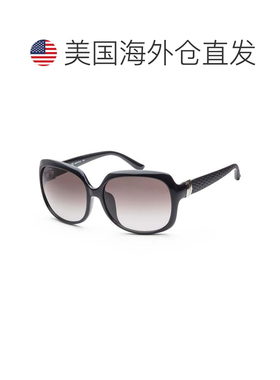 自营Ferragamo 女士时尚 59 毫米太阳镜 - 黑色 美国奥莱直发