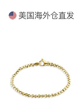 自营pompeii3男式 14k 金（15 克）或铂金（24 克）5 毫米链式手