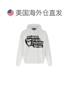 自营Magliano X Dsquared2 Men's Capsule Hoodie - white/black