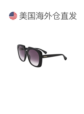 自营Max Mara Women's 56mm Sunglasses - black 美国奥莱直发