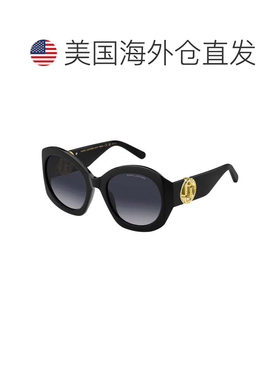 自营marc jacobsMARC722/S 02M2 9O黑色/金色/深灰色渐变-黑色/金