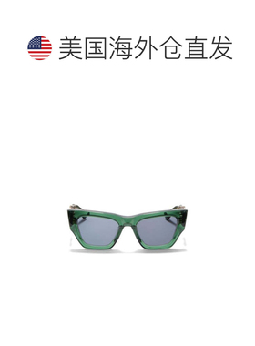 自营valentinoV - Sette Angular Frame Sunglasses - grey 美国