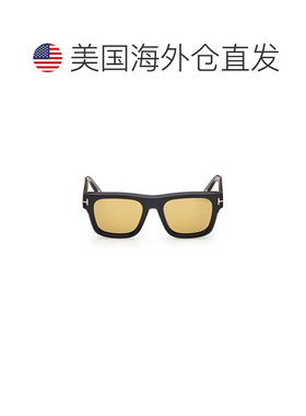 自营tom fordFt1200 Rectangular Acetate Sunglasses - brown 美