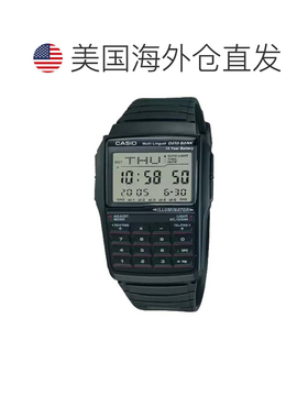 自营Casio Men’s Black Digital Databank Calculator Watch wit