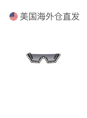 自营philipp plein太阳镜 PLEIN CRYSTAL LUX 带水晶 - 黑色 美国