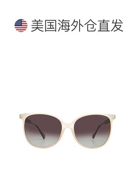 自营Polaroid Polarized Brown Shaded Square Ladies Sunglasses